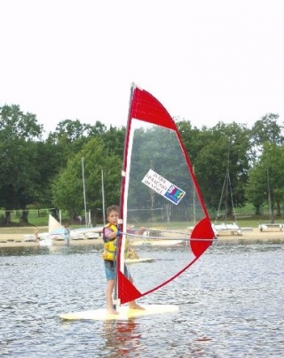  Child on windsurf